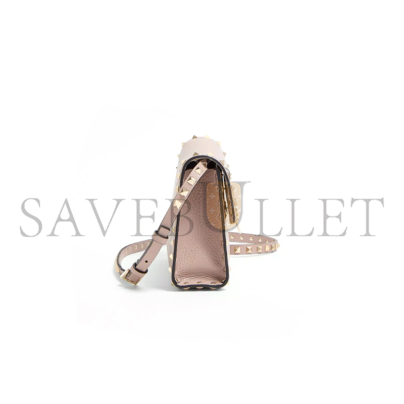 Va1e*ntin0 garavani small rockstud grainy calfskin crossbody bag 7w2b0181vsf_p45 (22.5*15*6cm)